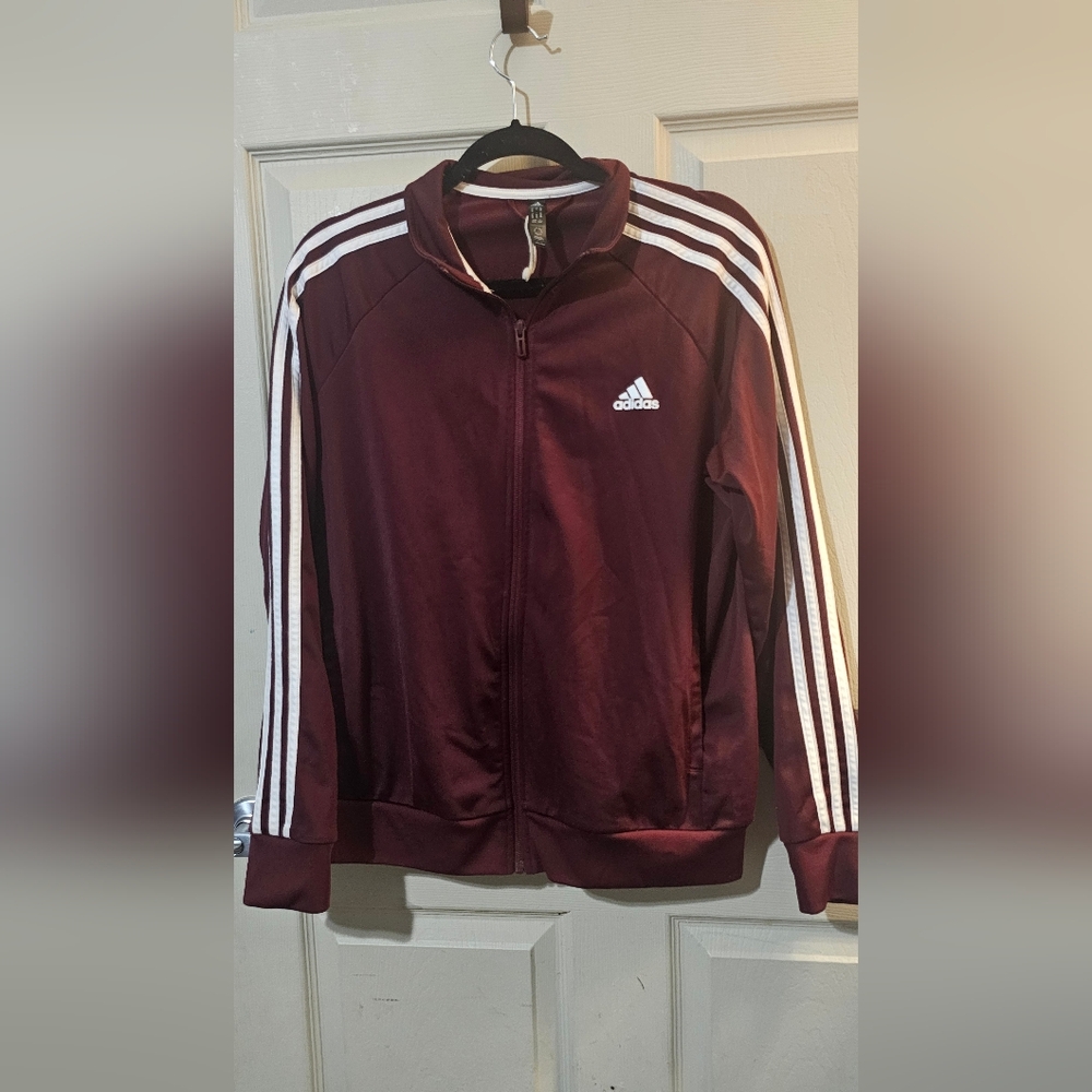 Adidass Woman's Maroon Track Suit